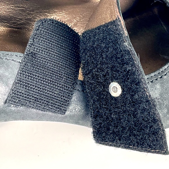 Fidji Shoe Size 37 Black Leather Dress Women's Mary Jane Made in Portugal - Picture 10 of 14